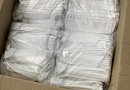 Маски защитные из спанбонда двухслойные (белые, плотность 2 слоя по 50гр)